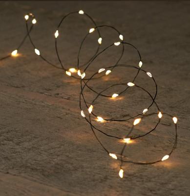 Draadverlichting Zwart 100 LED 5m WW