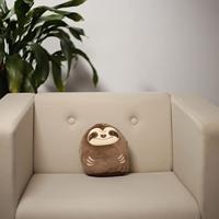 Luiaard Squeezies Pluche Sierkussen - thumbnail