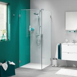 Douchecabine by Sealskin 'I AM' 90x90 cm RVS Helder glas + Antikalk