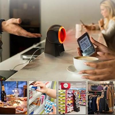 Qoltec 50857 Bedrade desktop barcodescanner 1D | 2D