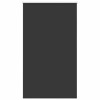 Rolgordijn verduisterend 140x210 cm stofbreedte 136,6 cm zwart - thumbnail