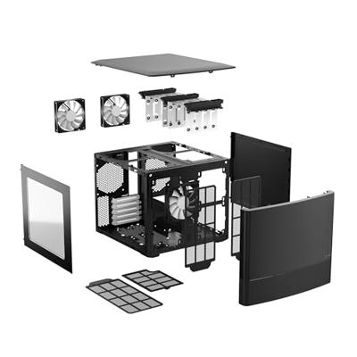 Fractal Design Node 804 cubecube behuizing Fractal Design Node 804 cubecube behuizing