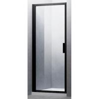 BWS Nisdeur Recta 80x200 cm 8 mm NANO Glas Mat Zwart Profiel Aqua Splash - thumbnail