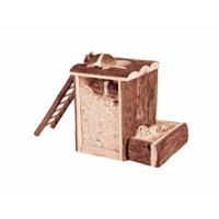 TRIXIE NATURAL LIVING SPEEL- EN GRAAFTOREN MUIS / DWERGHAMSTER 20X16X20 CM - thumbnail