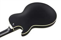 Ibanez AGB200 Artcore Black Flat semi-akoestische basgitaar - thumbnail