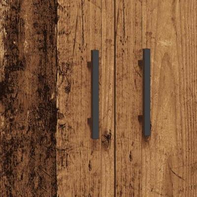 Dressoir 69,5x34x90 cm bewerkt hout oud houtkleurig