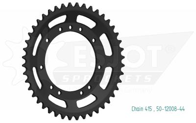ESJOT Chain wheel 415 44z steel black