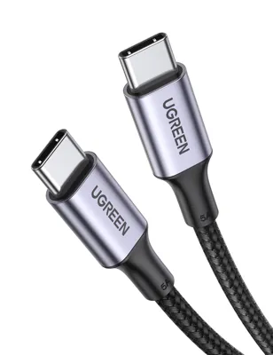 Ugreen Kabel US316 70428 USB-C - USB-C PD QC FCP 100W 5A 480Mb/s 1,5 m - grijs