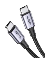 Ugreen Kabel US316 70428 USB-C - USB-C PD QC FCP 100W 5A 480Mb/s 1,5 m - grijs - thumbnail