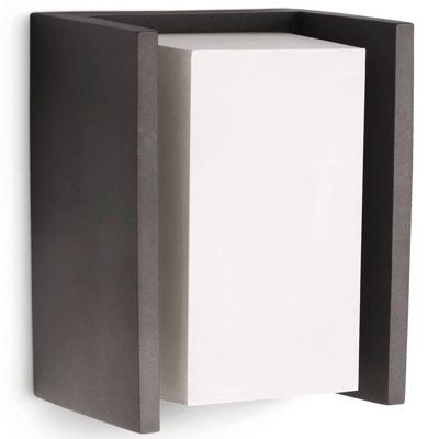 Philips LED Bridge Wandleuchte Anthrazit 1x42W 230 8719514385801 Wandlamp Gloeilamp E27 Antraciet Philips LED Bridge Wandleuchte Anthrazit 1x42W 230 8719514385801 Wandlamp Gloeilamp E27 Antraciet