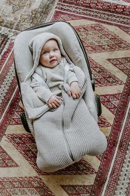 Baby's Only Autostoelhoes Maxi Cosi Sense Kiezelgrijs