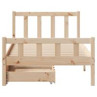 Bedframe zonder matras massief grenenhout 90x190 cm - thumbnail