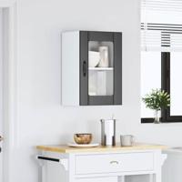 Keukenbovenkast met glazen deur Lucca zwart - thumbnail