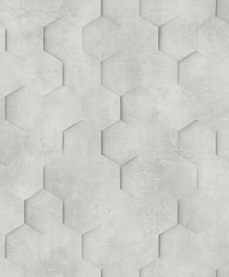 Marburg Loft Behang met 3D hexagon print - 34159