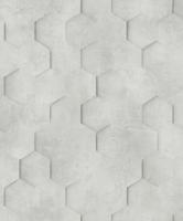 Marburg Loft Behang met 3D hexagon print - 34159 - thumbnail
