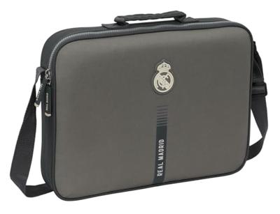 Schooltas Real Madrid C.F. Grijs 38 x 28 x 6 cm Schooltas Real Madrid C.F. Grijs 38 x 28 x 6 cm