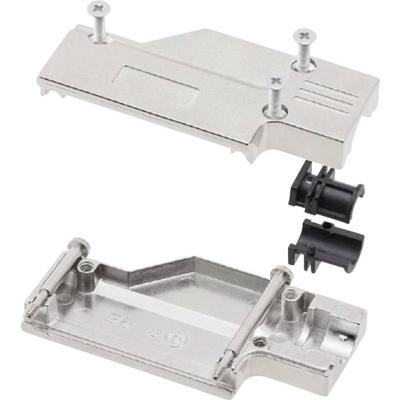 MH Connectors MHDCMR09-RA-K 6560-0501-01 Aantal polen: 9 Metaal 90 ° Zilver 1 stuk(s)