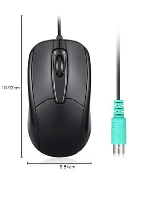 Perixx PERIMICE-209 P Black Muis Kabelgebonden Optisch Zwart 3 Toetsen 1000 dpi Perixx PERIMICE-209 P Black Muis Kabelgebonden Optisch Zwart 3 Toetsen 1000 dpi