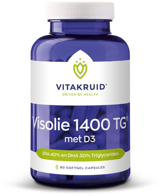 Vitakruid Visolie 1400 TG® Triglyceriden met D3 90