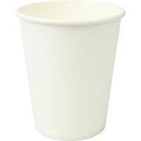 Beker uit karton, 150 ml, wit, pak van 100 stuks - thumbnail