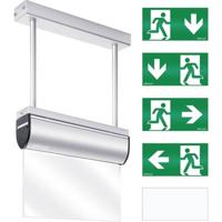 ESYLUX EN10031595 Vluchtwegverlichting Pendelmontage Naar boven, Links, Rechts, Naar beneden - thumbnail