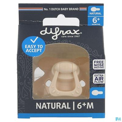 Difrax Fopspeen Natural 6+ Maanden - Pure Blossom