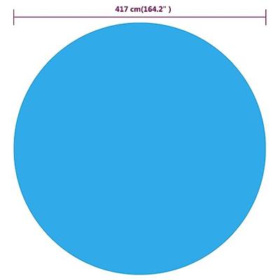 VidaXL Zwembadhoes 417 cm pe blauw