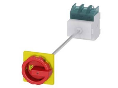 Rood, Geel 3-polig 50 mm² 125 A 690 V/AC Siemens 3LD28140TK53