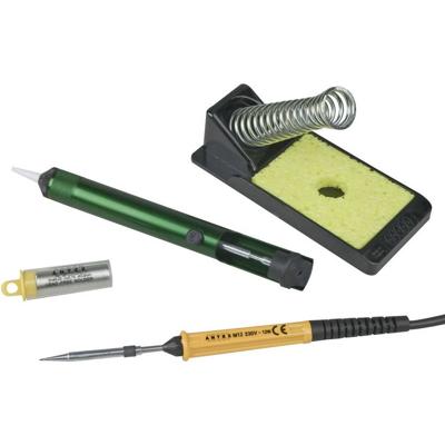 Antex SK12P Soldeerboutset 230 V 12 W +370 °C (max) Incl. uitrusting, Incl. desoldeerzuigpomp, Incl. soldeertin Antex SK12P Soldeerboutset 230 V 12 W +370 °C (max) Incl. uitrusting, Incl. desoldeerzuigpomp, Incl. soldeertin