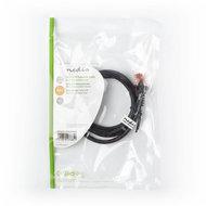 CAT6 UTP-Netwerkkabel | RJ45 Male - RJ45 Male | 1,0 m | Zwart