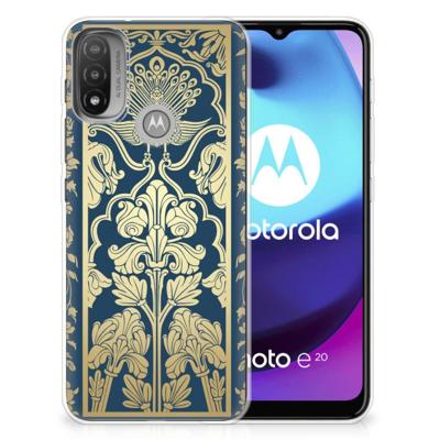 Motorola Moto E20 | E40 | TPU Case | Beige Flowers