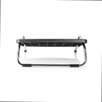 Voetsteun | Ergonomisch | Metaal | Zwart - thumbnail