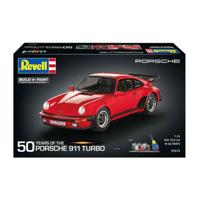 Revell modelbouwpakket - porsche 911 turbo - 50 years of porsche turbo 1:24 - 86dlg. - thumbnail