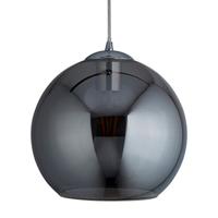 Searchlight Glazen hanglampBalls Ø 25cm chroom met smoke glas - 1621SM - thumbnail