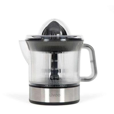 Elektrische citruspers - LIVOO - DOD210 - 40 W - 1 grote en 1 kleine perskegel - Roestvrij staal / Zwart