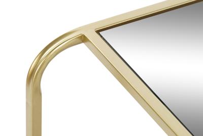 Bijzettafel DKD Home Decor Gouden Metaal Spiegel 50 x 50 x 55 cm