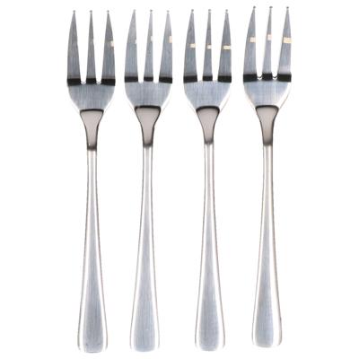 Alpina gebaksvorkjes 15 cm 4 stuks rvs