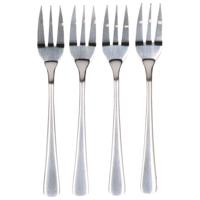 Alpina gebaksvorkjes 15 cm 4 stuks rvs - thumbnail