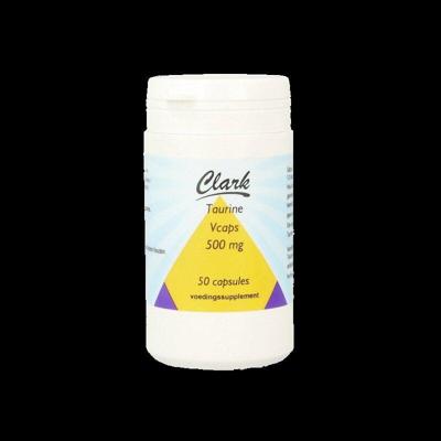 Clark Taurine 500mg 50 Capsules