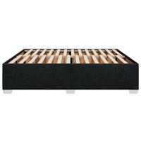 Bedframe zonder matras stof zwart 180x200 cm - thumbnail