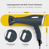 Profi-Care PC-HT 3045 anth Haardroger Antraciet - thumbnail