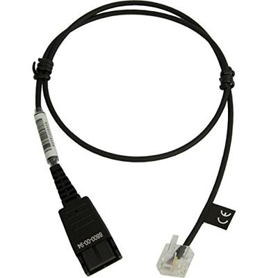 Jabra 8800-00-94 Telefoonheadset kabel 0.50 m Zwart