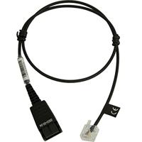 Jabra 8800-00-94 Telefoonheadset kabel 0.50 m Zwart - thumbnail