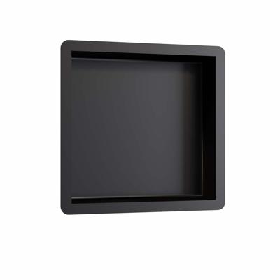 Inbouwnis Brauer Box Met Flens 30x30cm Zwart Inbouwnis Brauer Box Met Flens 30x30cm Zwart