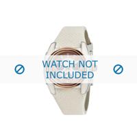 Breil horlogeband BW0383 / F260053231 / BW0384 Leder Wit 25mm - thumbnail