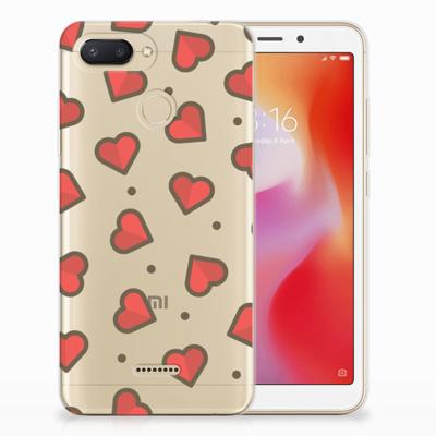 Xiaomi Redmi 6 TPU bumper Hearts Xiaomi Redmi 6 TPU bumper Hearts