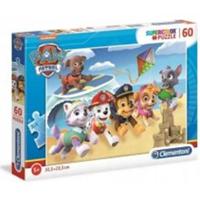 Clementoni legpuzzel super color paw patrol, 60st. - thumbnail