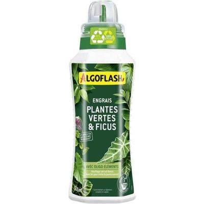 Groene plantenmeststof - ALGOFLASH - Groene planten & Ficus - 500 ml - UAB