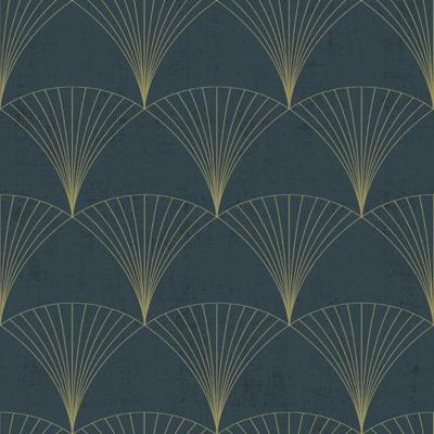Dutch Wallcoverings Behang Design Chrysler Blue 12000