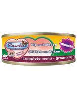 Vers kat mousse kip/kalkn 70g Renske - Renske - thumbnail